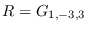 $R = G_{1,-3,3}$