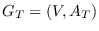 $G_T = (V, A_T)$