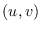 $(u,v)$