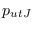 $p_{utJ}$